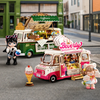 Zmrzlinový food truck Beverly's – 3D puzzle Rolife s LED