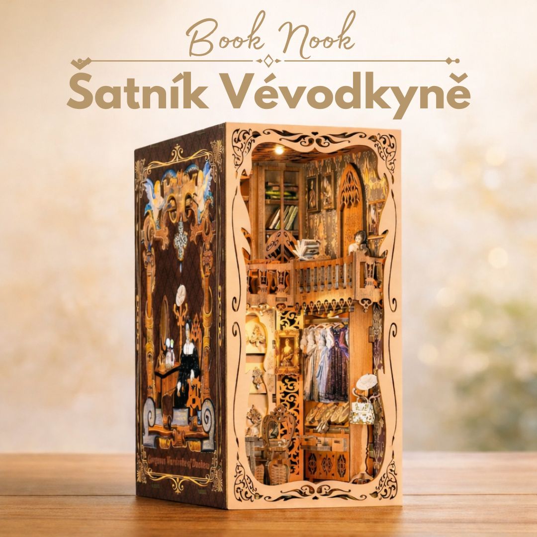 DIY Book Nook - nádherný šatník vévodkyně