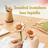 Oranžová gerbera – 3D puzzle Rowood, dřevěná květina DIY