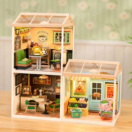 Mini 3D dům - Hong Kong Bites Cafe I Rolife