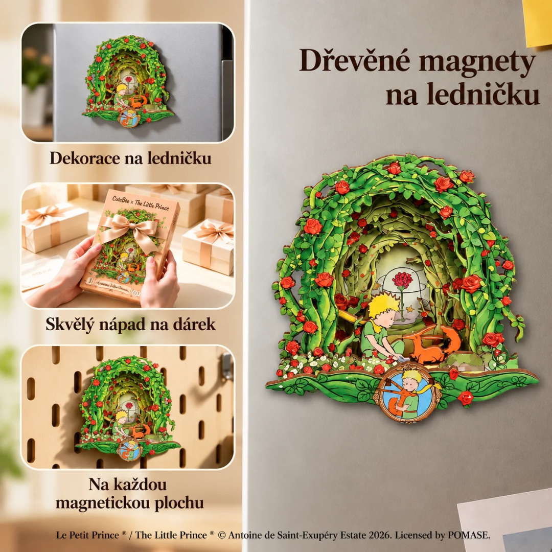 Magnet je součástí balení – Promise in the Wheat Field – DIY magnet na lednici CuteBee | Malý princ