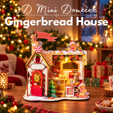Gingerbread Bakery – Mini domeček 3D | Rolife