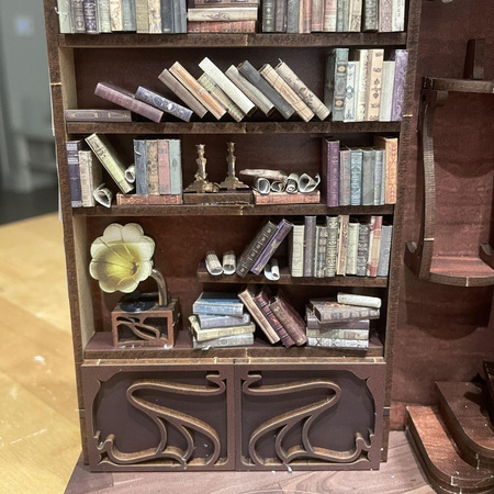 DIY Book Nook - Pianista a slavík Pianist with Nightingale | MiniCity