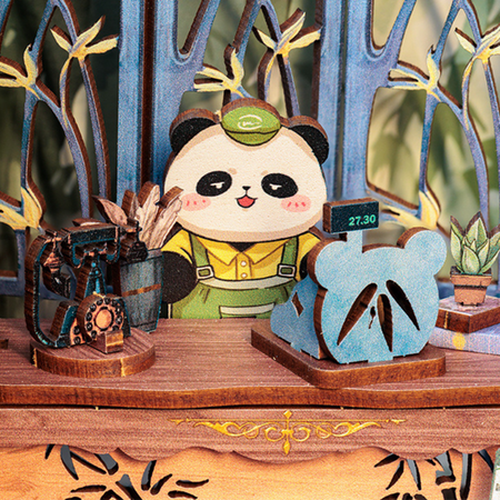 DIY Book Nook - Knihkupectví Panda | Cutebee