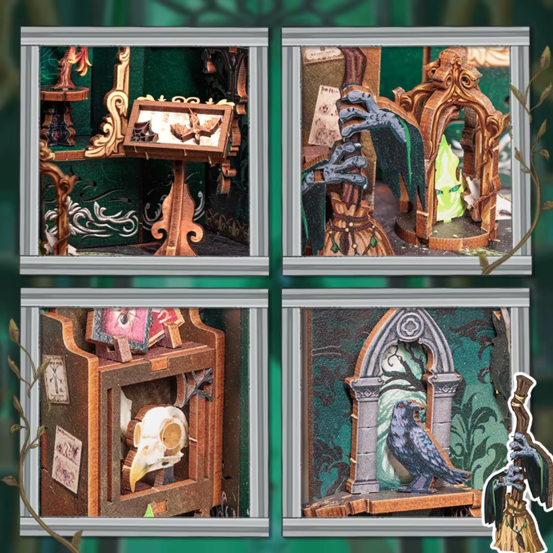 Skryté zákoutí herbáře – DIY Book Nook - Herbář temnoty | Cutebee