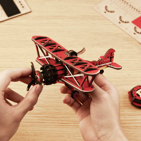 Sky Captain, kyvadlové letadlo – 3D puzzle ROKR, balanc