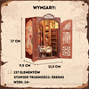 DIY Book Nook Vánoční sada - Retro Bookshop Memories | Cutebee