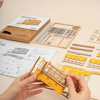 Historická tramvaj Vintage – 3D puzzle Rolife, DIY model