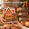 Vánoční perníková chaloupka – DIY miniaturní domeček s LED | CuteBee